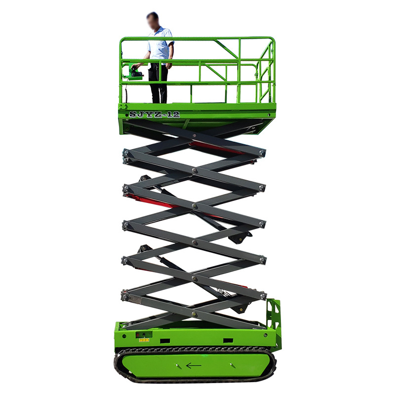 Pit-Mounted Hydraulic Stationary Scissor Lift Track Chassis Anti-Drift Heavy Duty Lifting Platform Industrial Equipment Maintenance Customizable