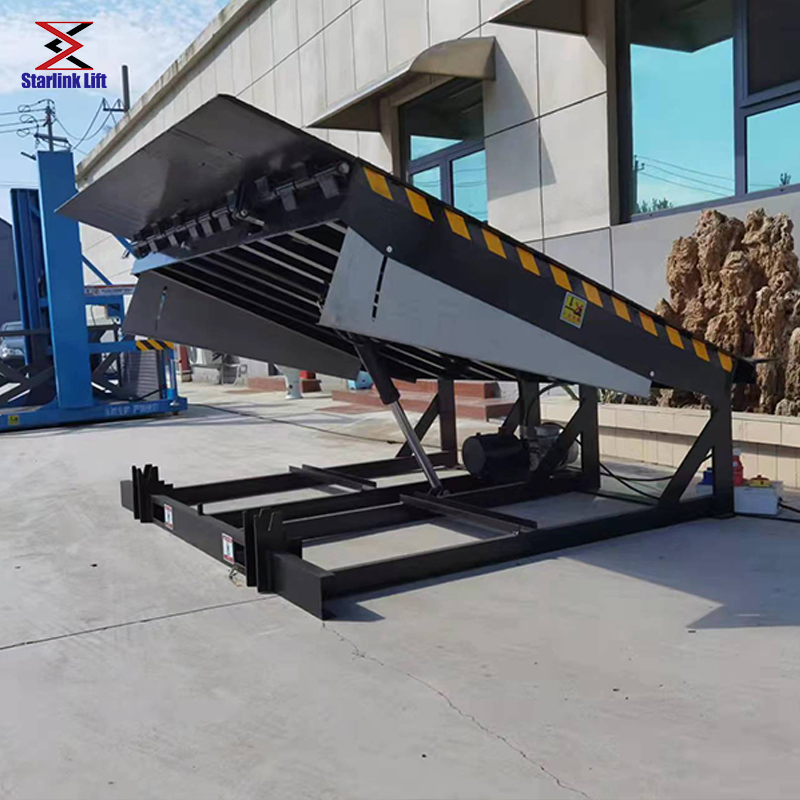 10t Loading Unloading Hydraulic Fixed Yard Ramp Warehouse Dock Leveler