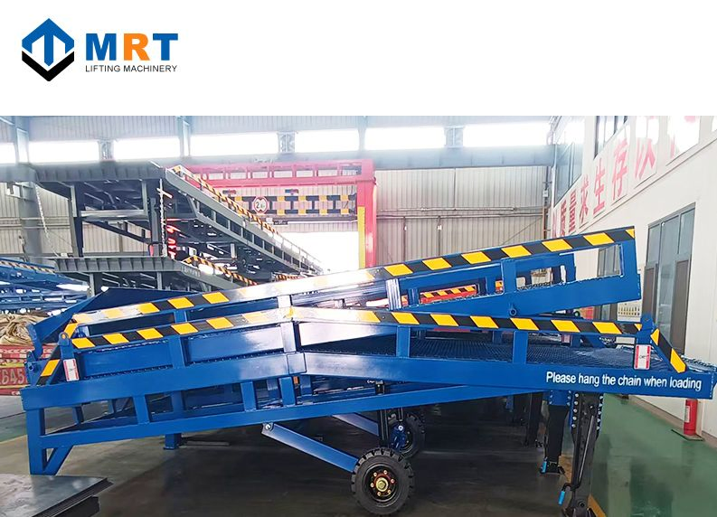 Mrt CE 6t-15t Mobile Boarding Bridge Terminal Loading and Unloading Bridge Forklift Adjustment Plate Manual Variable Boarding Bridge