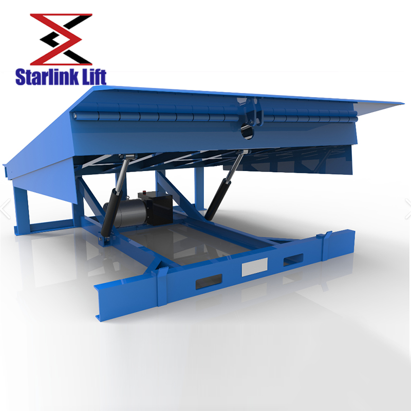 10t Portable for Warehouse Logistics Dock Leveler for Sale Forklift Ramp Fixed Yard Ramp
