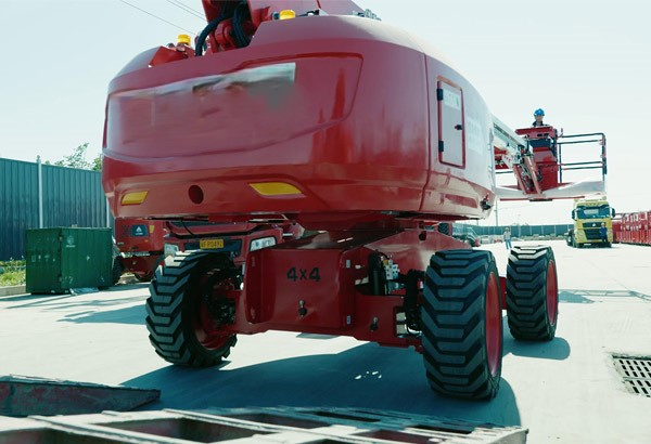 T32je Aerial Work Platform Maximum Platform/Working Height 32.2m/34.2m 450kg Rated Load Electrical Straight Arm Lifting Platform