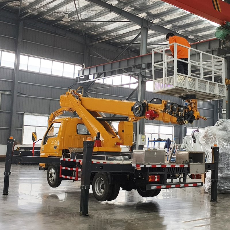 Hexagonal Working Boom 10-56m Hydraulic Boom Lift 20m 28m Aerial Lift Platform with Torque Limiter