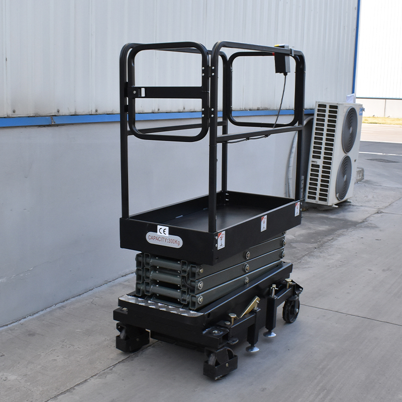 200kg 300kg Semi Electric Mini Scissor Lift Platform for Sale