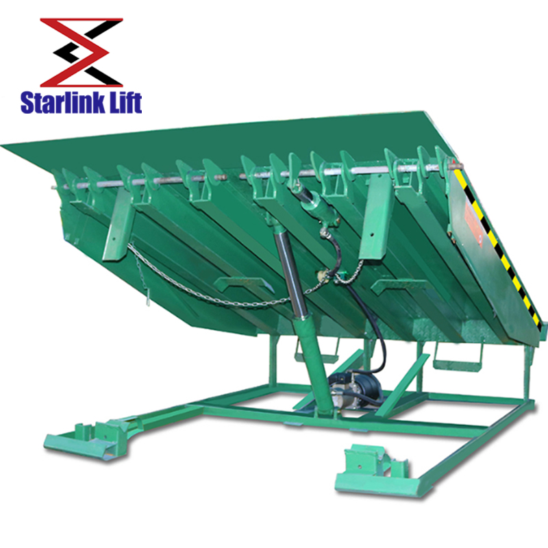 8t Portable for Warehouse Logistics Dock Leveler for Sale Forklift Ramp Fixed Yard Ramp