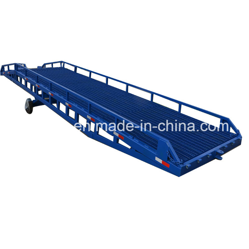 10 Ton Heavy Duty Adjustable Hydraulic Forklift Mobile Container Loading Ramp