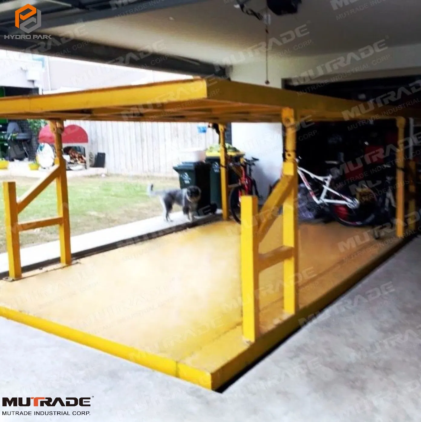 Double Cylinder Lifting Table Two Car Scissor Elevator Hydraulic Car Lifting Platform