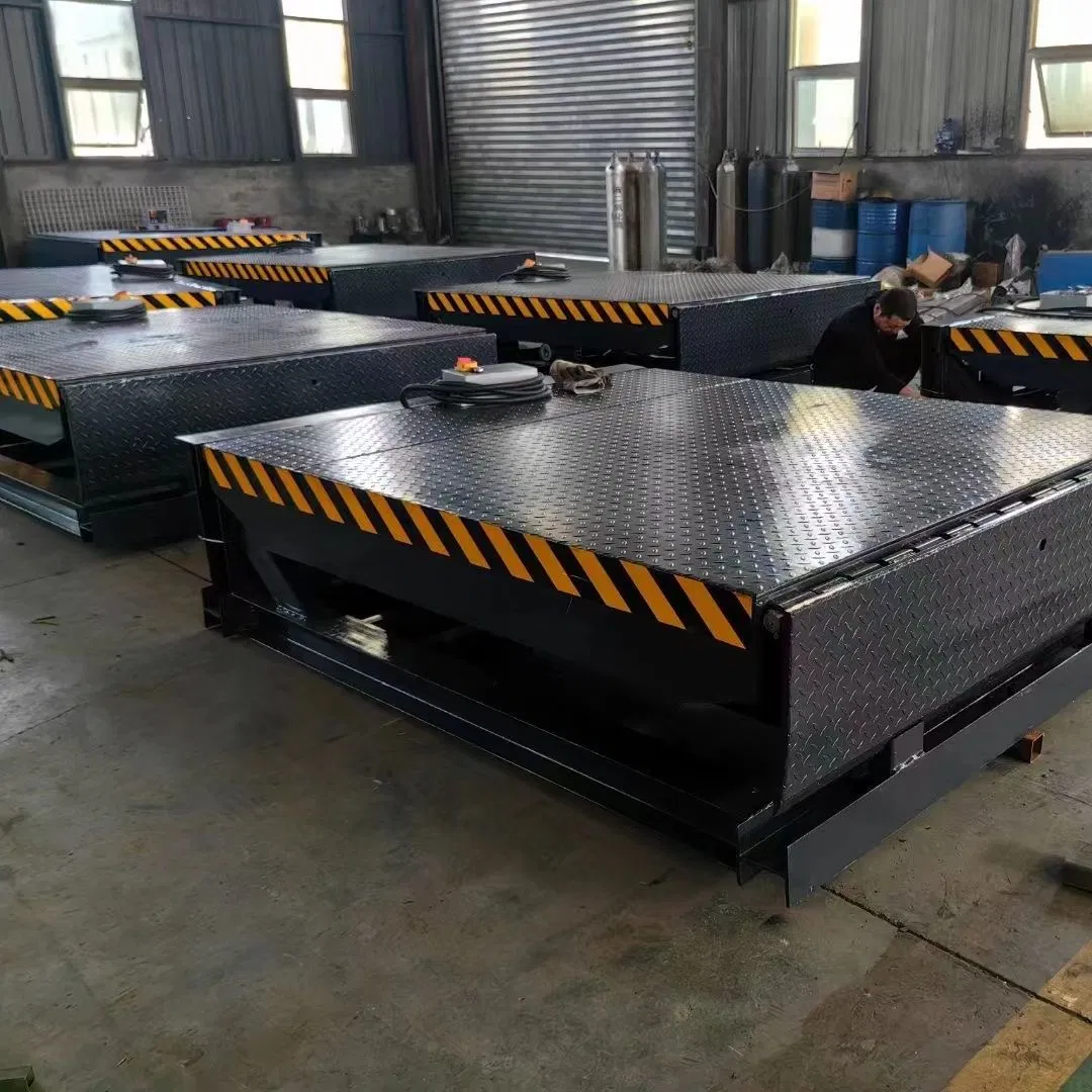 Warehouse Boxed up Lift Platform Electric Wharf Lifting Container Forklift Loading Ramp Hydraulic Dock Leveler