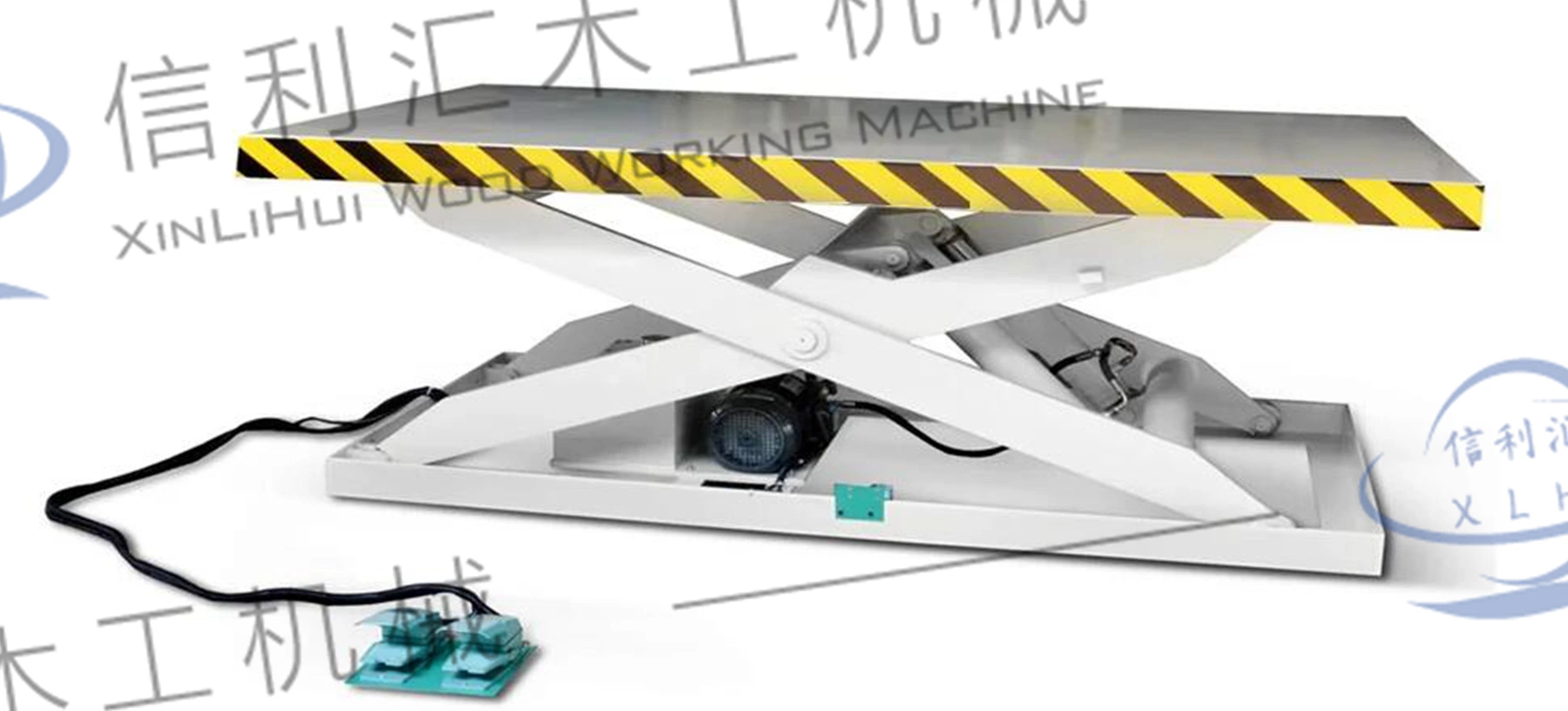 Lift Table Lifting Platform Fixed Hydraulic Lifting Platform Stationary Hydraulic Lifting Platform Sjyg Base for Transfer Mobile Cart, Metal Cart,