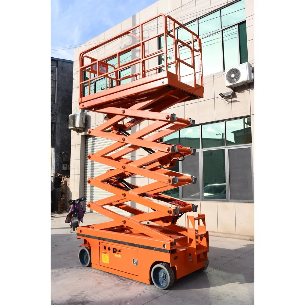 6-18 M Mobile Electric Work Lifting Telescopic Boom Platform Freight Elevator Scissor Lift Table Towable Self Propelled Man Lift Electric Scissor Manlift