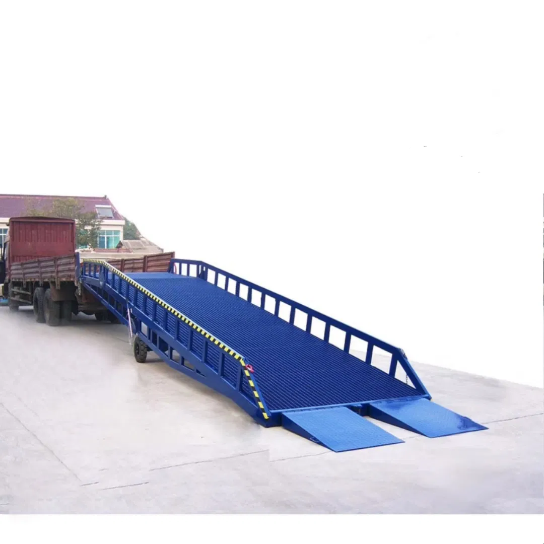 Mobile Forklift Container Loading and Unloading Platform Available for Immediate Sale.