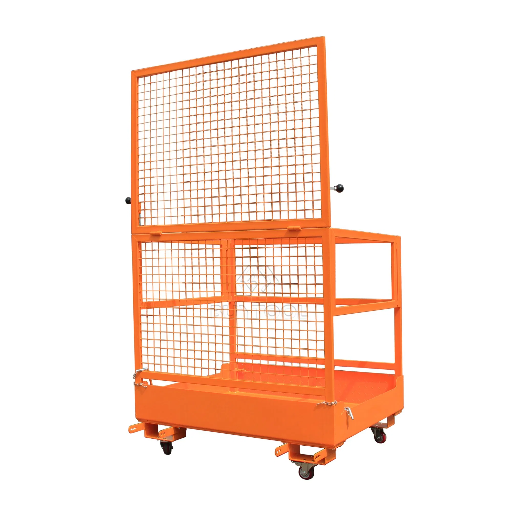 Portable Forklift Man Basket Heavy Duty Lifting Safety Cage Platform Attachment
