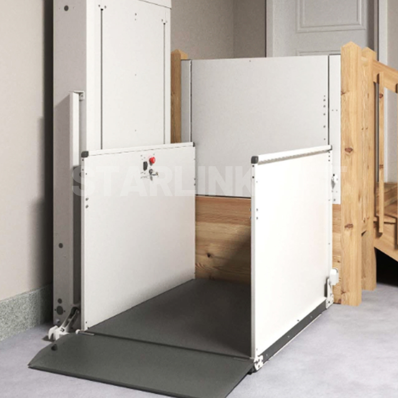 Man Accessible Vertical Lift for Disabled Small Home Vertical Platform Lift Vertical Wheelchair Lift
