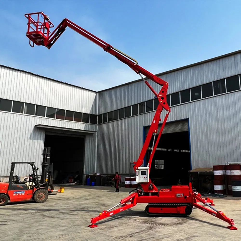 Articulated 8~20m Forklift Self-Walking Mobile Lifting Towable Articulating Self Propelled Crank Arm Man Work Platform Table Aerial Work Platform Boom Lift