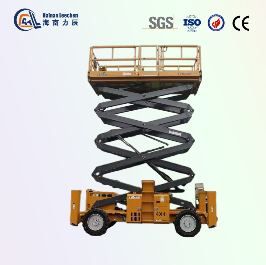 Heavy-Duty Lifting Platform for Outdoor Engineering Operations and Installation Work
