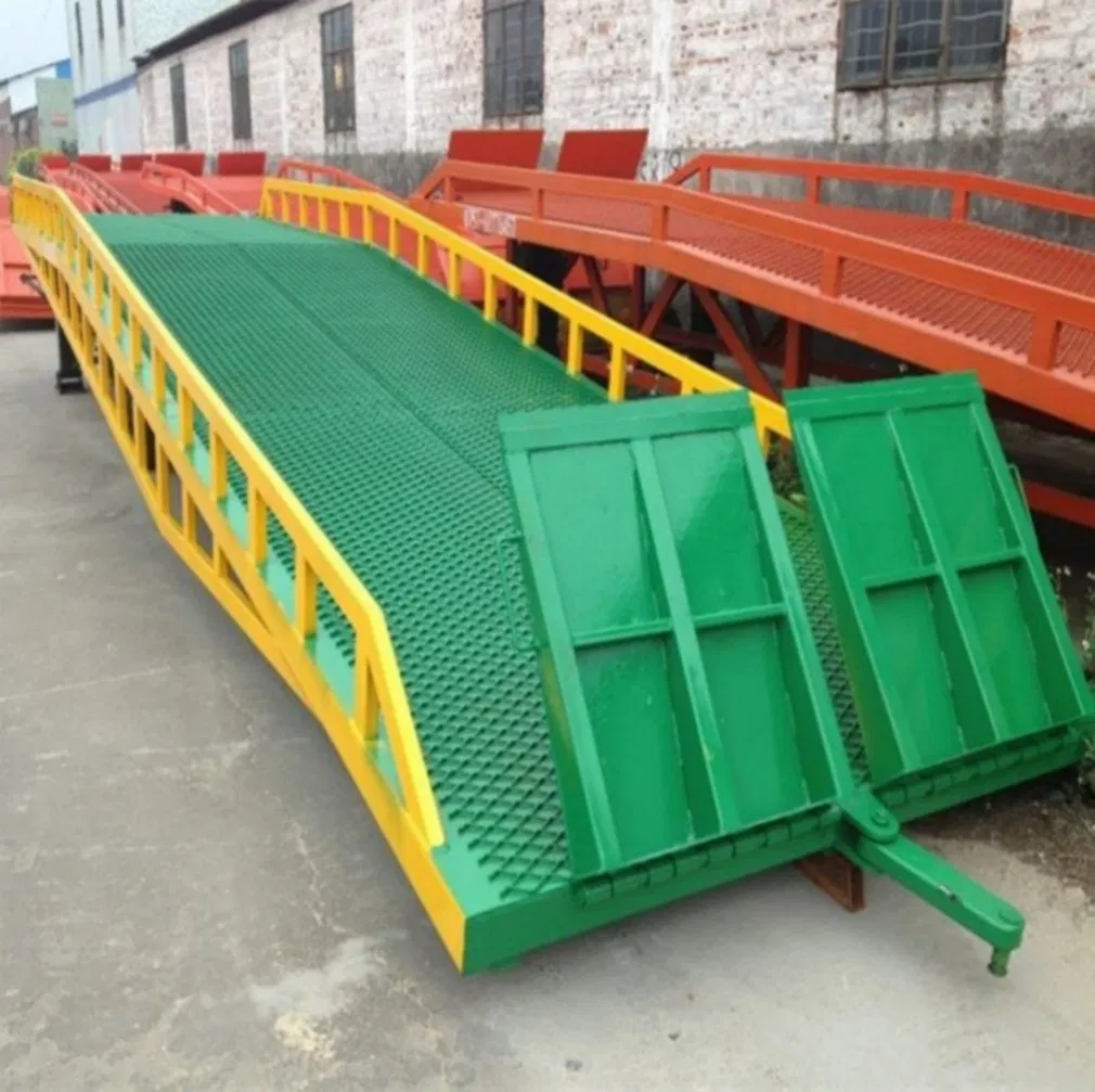 Wholesale Loading Ramp Uni-Silent 10 Ton Hydraulic Container Loading Platform Dock Leveler Mobile Dock Ramp for Goods Transportation