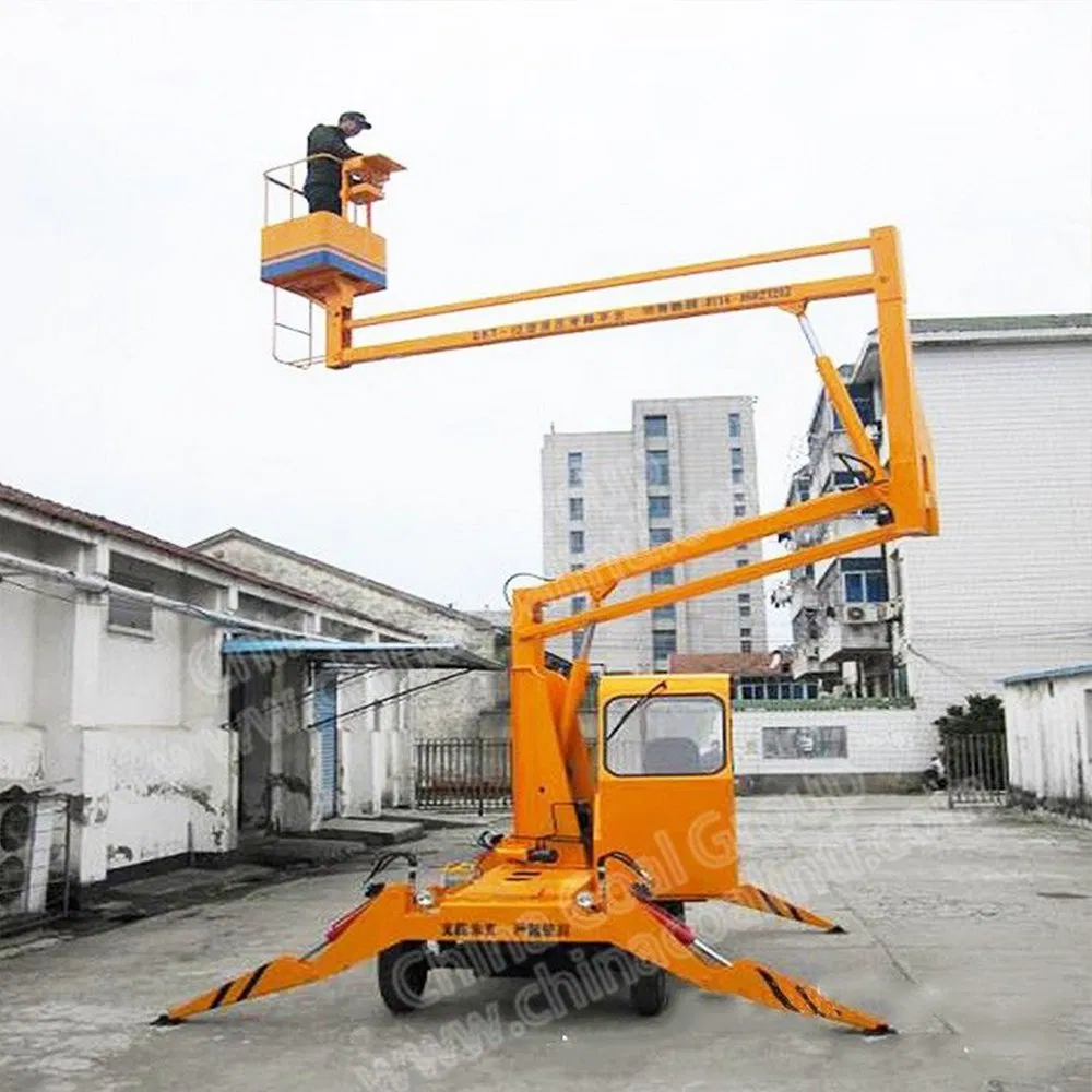 Construction Electric Battery Scaffold Hydraulic Crank-Arm Table Truck Mounted Articulated Telescopic Boom Lift Lifting Platform Aerial Work Platform