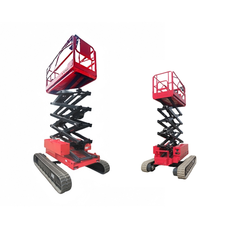 Tianlu Heavy Duty Scissor Lifting Platform for Rugged Terrain Construction Trpt1216c