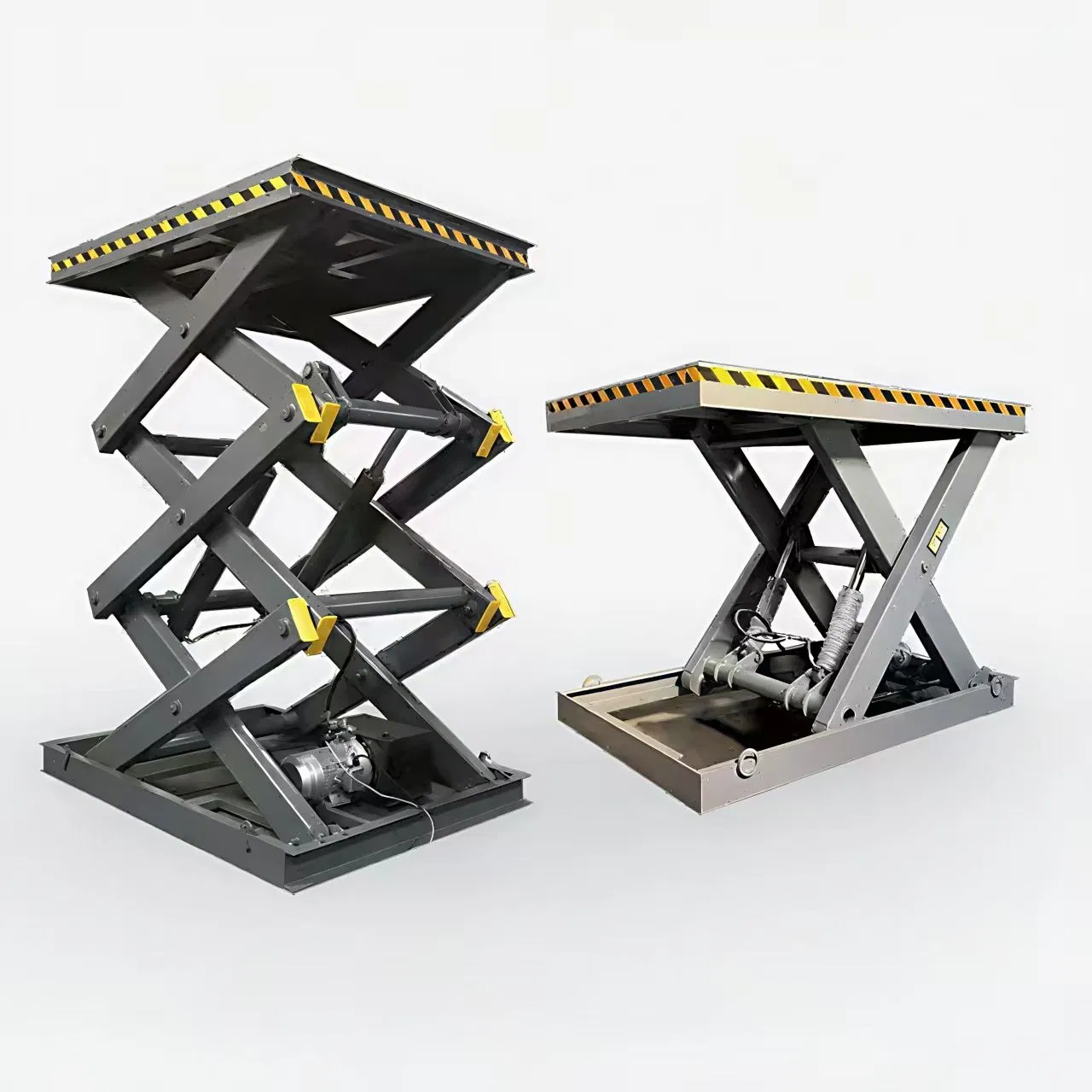 Hydraulic Lift Platform Scissor Lift Table Electric Stationary Workshop Cargo Goods Lift Freight Elevator