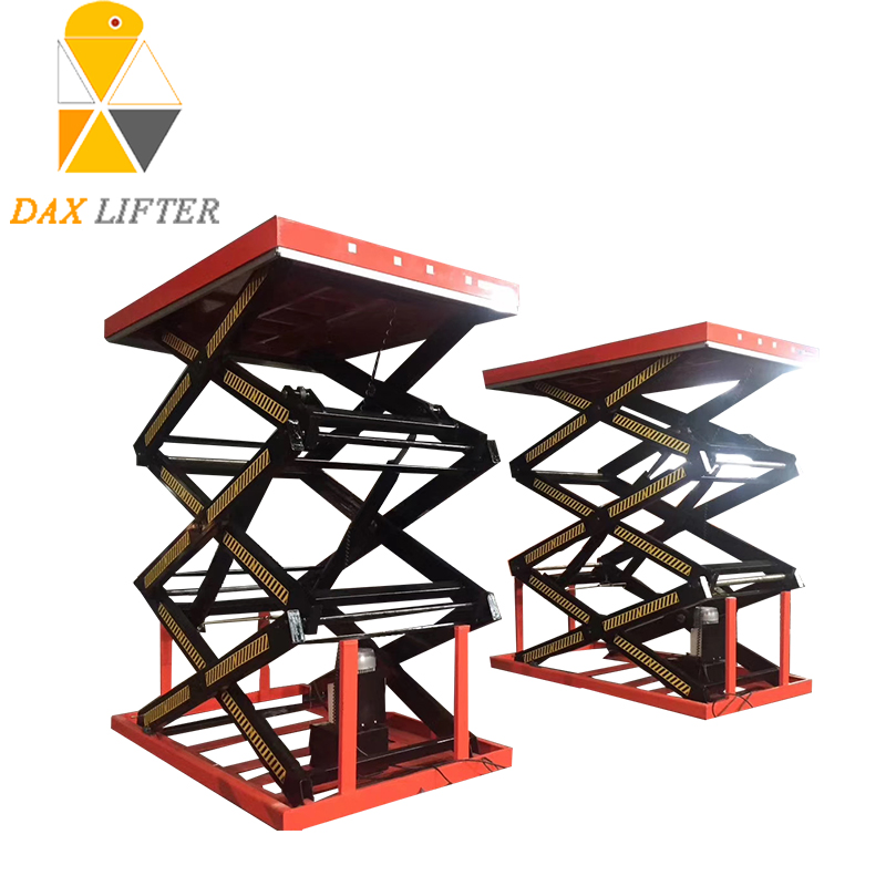 China Exported Lifting Goods Professional Stationary Hydraulic Material Lift Platforms