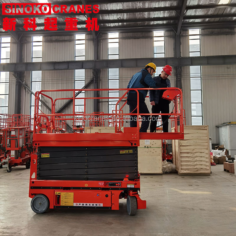 China Lifting Equipment Fully Electric Self Propelled Hydraulic Aerial Work Platform Scissor Lift Table Platform