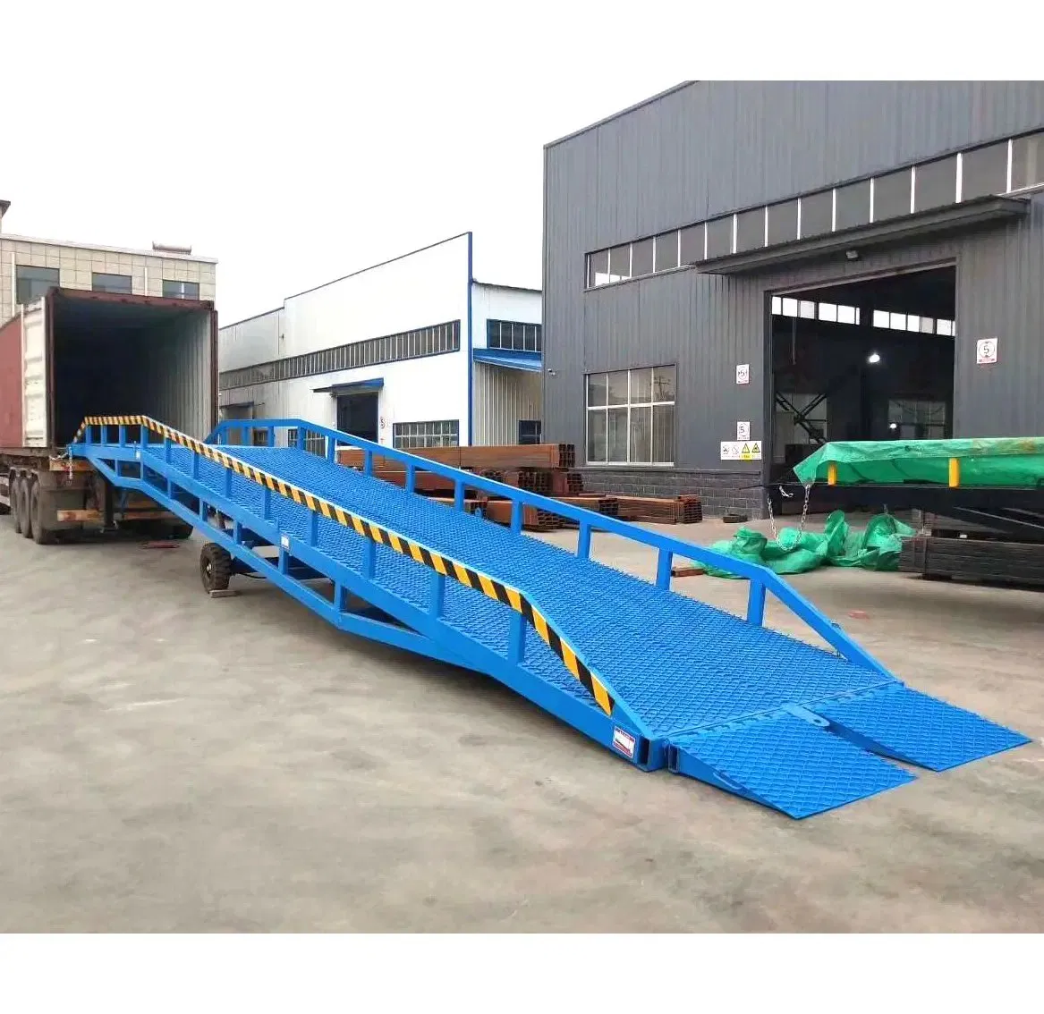 Mobile Loading Dock Ramp/Mobile Container Forklift Ramp/Used Mobile Yard Truck Loading Ramp