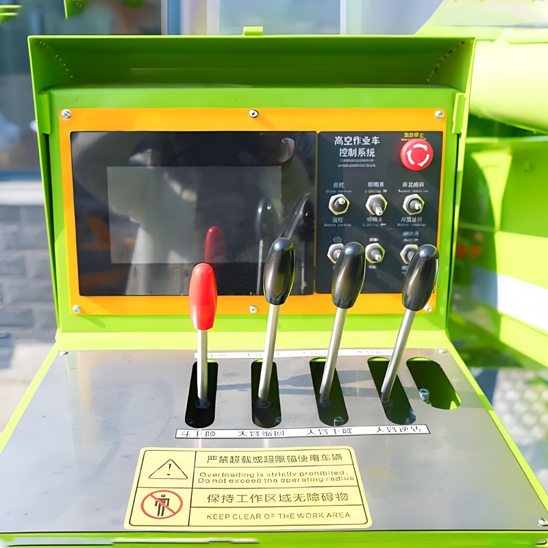 China Eighteen-Side Arms 30m Aerial Working Platform Telescopic Man Lift Gks30