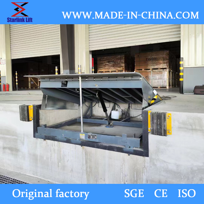 8t Portable Warehouse Logistics Loading Dock Leveler Fixed Yard Ramp