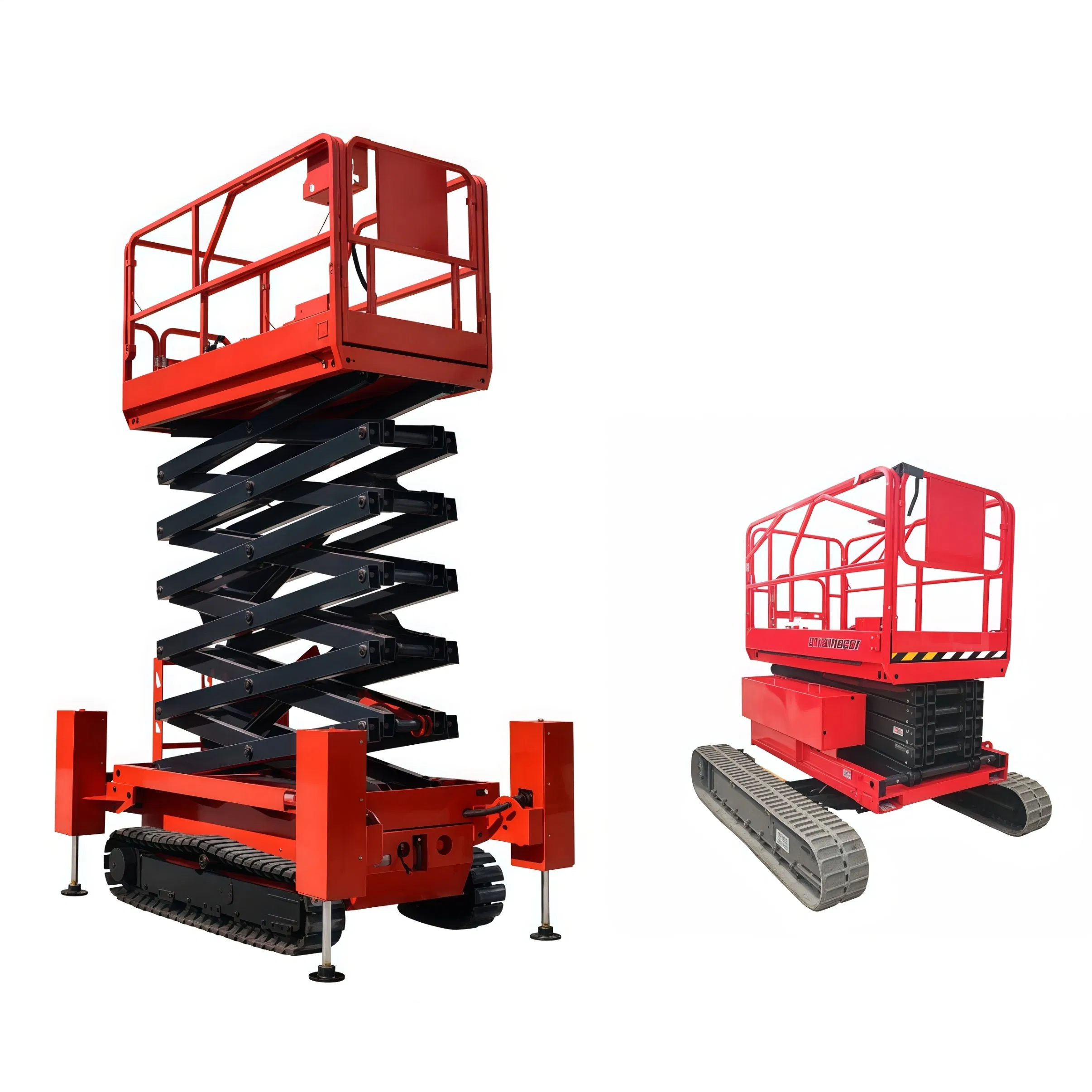 Tianlu Heavy Duty Scissor Lifting Platform for Rugged Terrain Construction Trpt1216c
