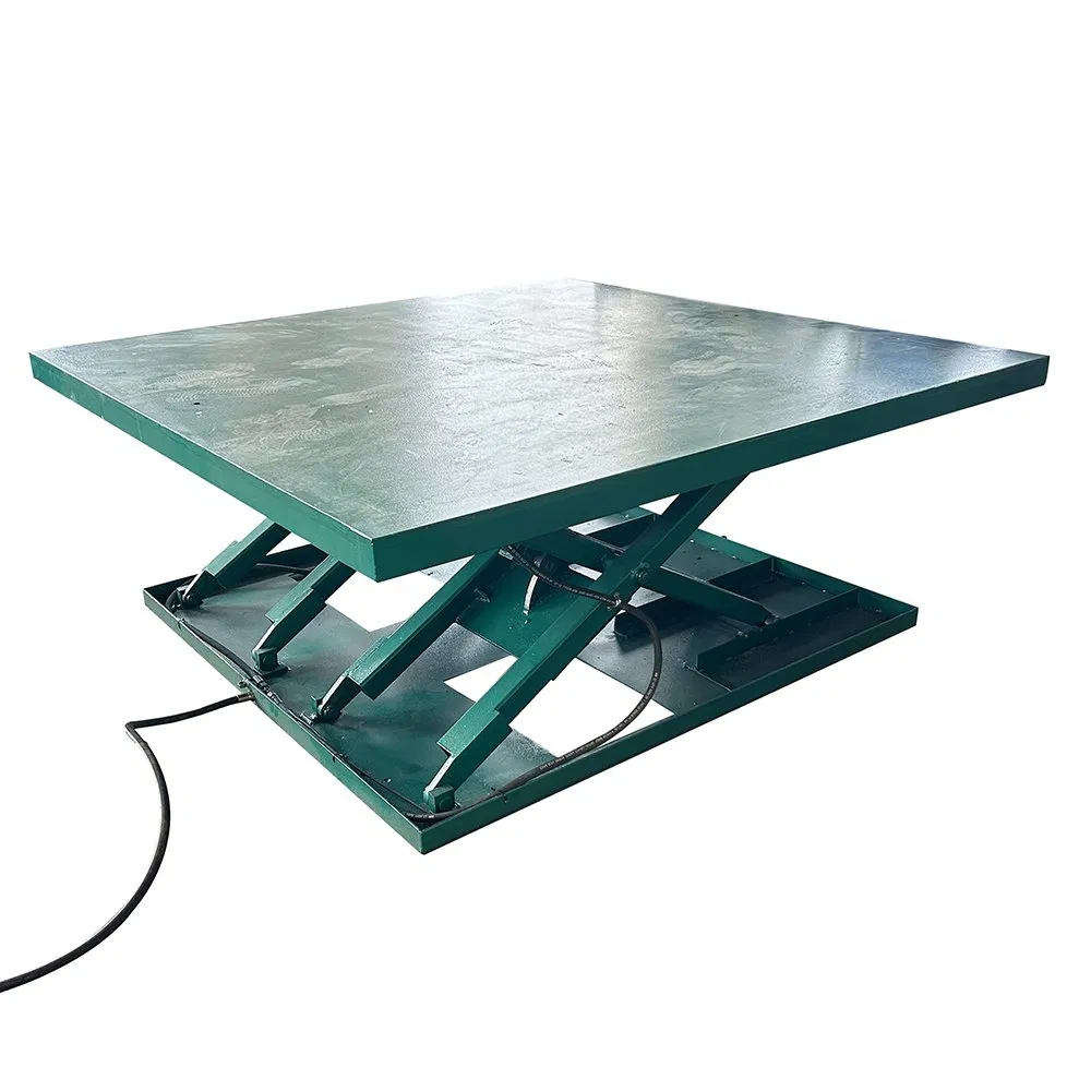 Customized 1000kg Vertical Stationary Scissor Lift Fixed Underground Hydraulic Lifting Platform