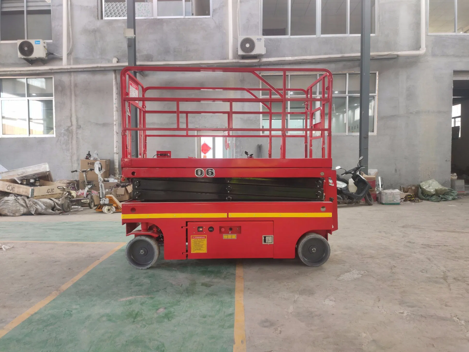 6m 8m 10m Small Automatic Skylift Mobile Lifter Scaffolding Mini Hydraulic Scissor Lift Tables Platform for Aerial Work