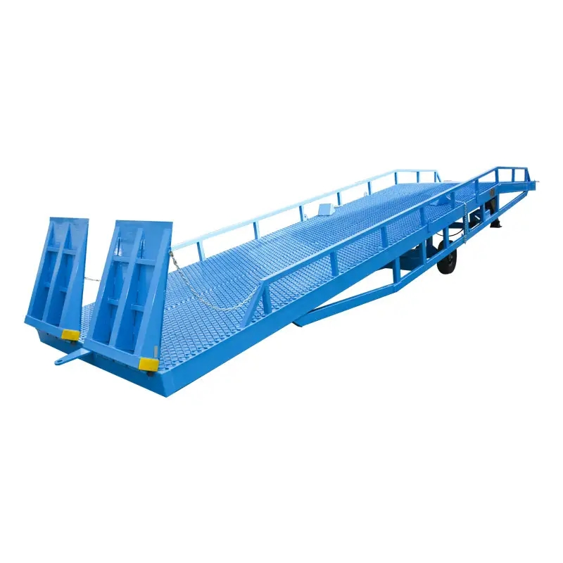 2026 New Model 8 Ton 10ton Ramp Unloading Electric Forklift Ramp Loading Dock Ramp for Forklift