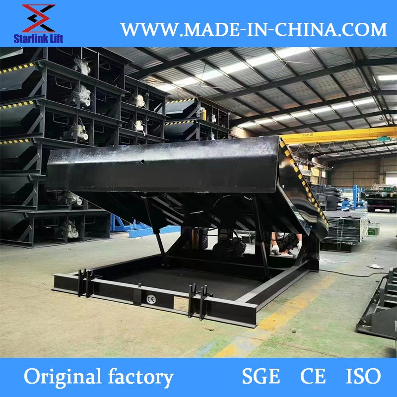 6t Portable for Warehouse Logistics Dock Leveler for Sale Fixed Yard Ramp
