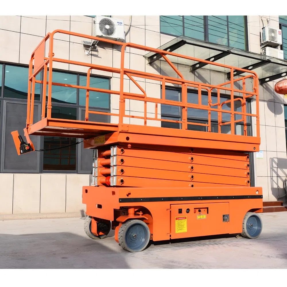 6-18 M Mobile Electric Work Lifting Telescopic Boom Platform Freight Elevator Scissor Lift Table Towable Self Propelled Man Lift Electric Scissor Manlift