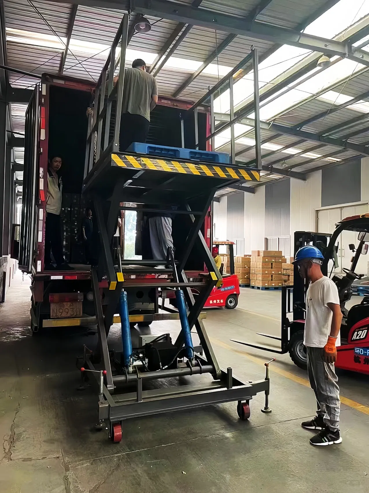 CE Certified Aerial Scissor Work Lifting Platform