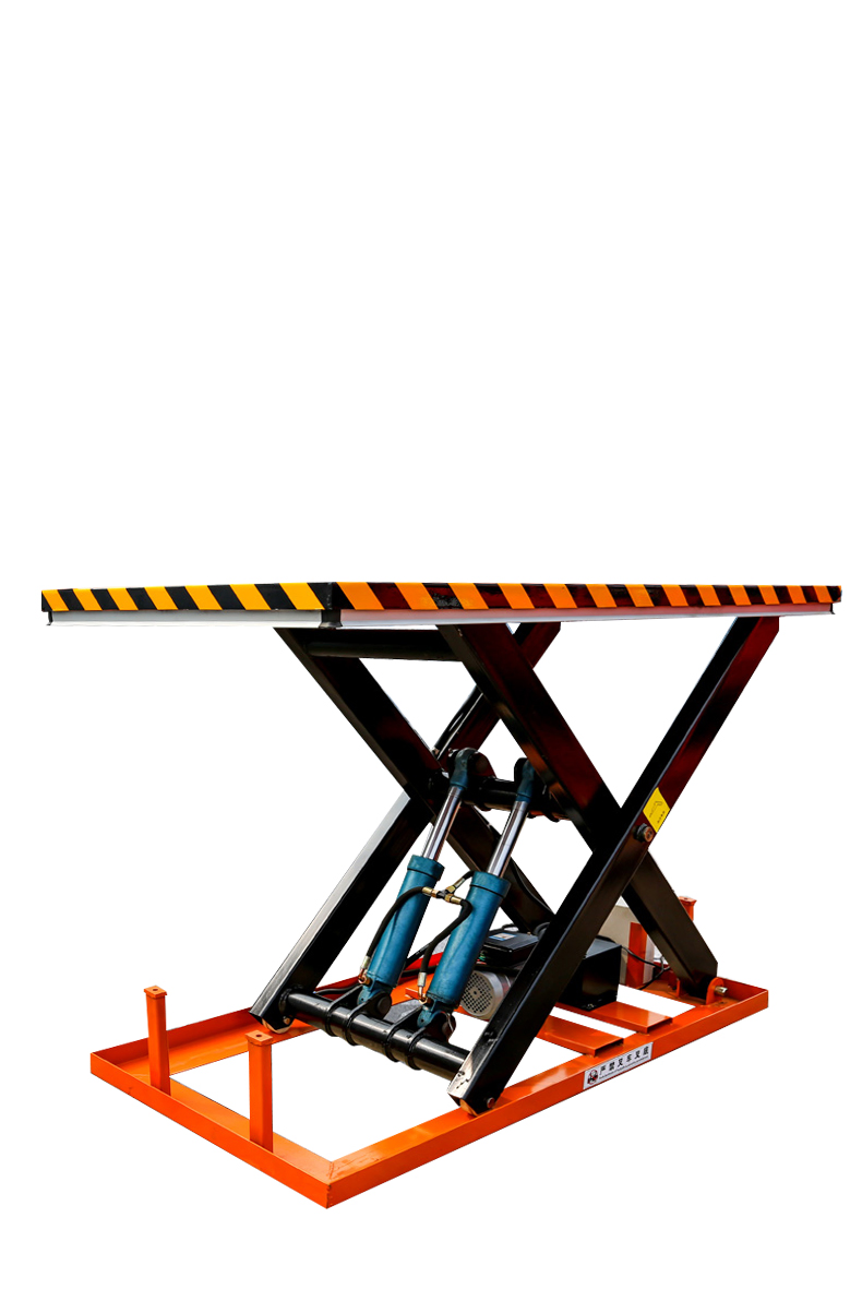 Hot Sale Stationary Double Scissor Lifting Platform Electric Hydraulc1-2t