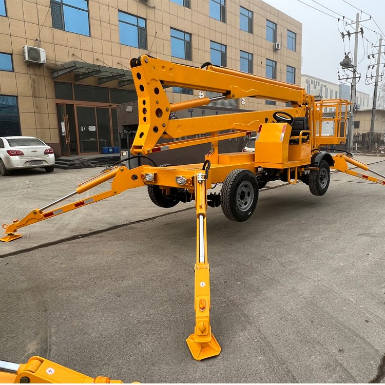 Electric Powered Diesel Powered Mobile Hydraulic Folding Arm Lifting Work Platform