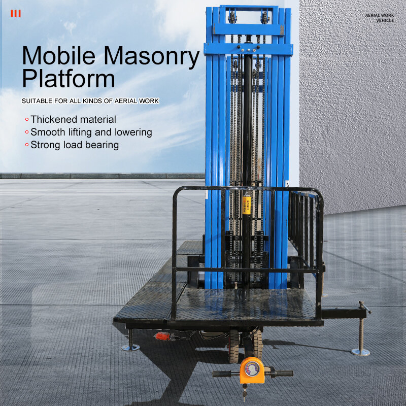 Aerial 4m 6m 8m Mobile Lifter Scaffolding Electric Hydraulic Scissor Lift Masonry Lifting Platform