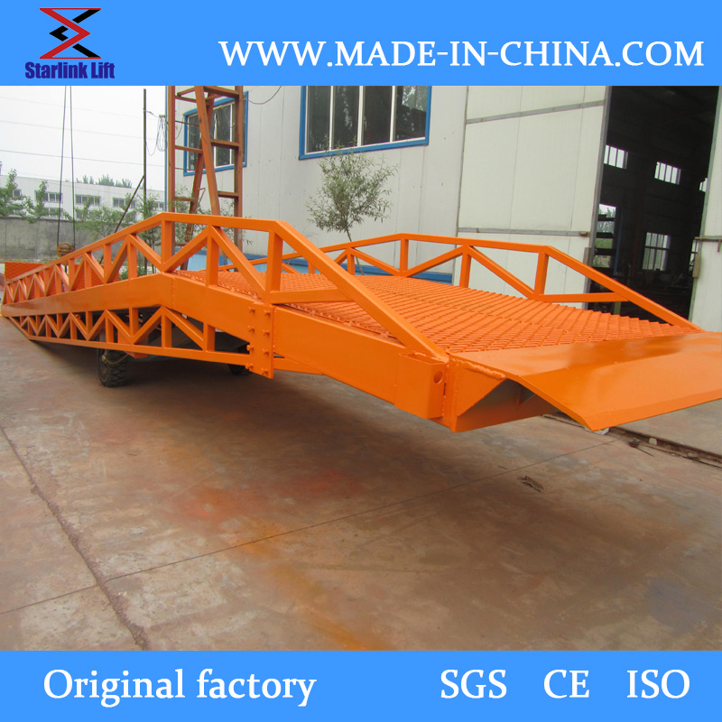 with CE Hydraulic Container Unloading Equipment Mobile Loading Dock Ramps Yard Ramp