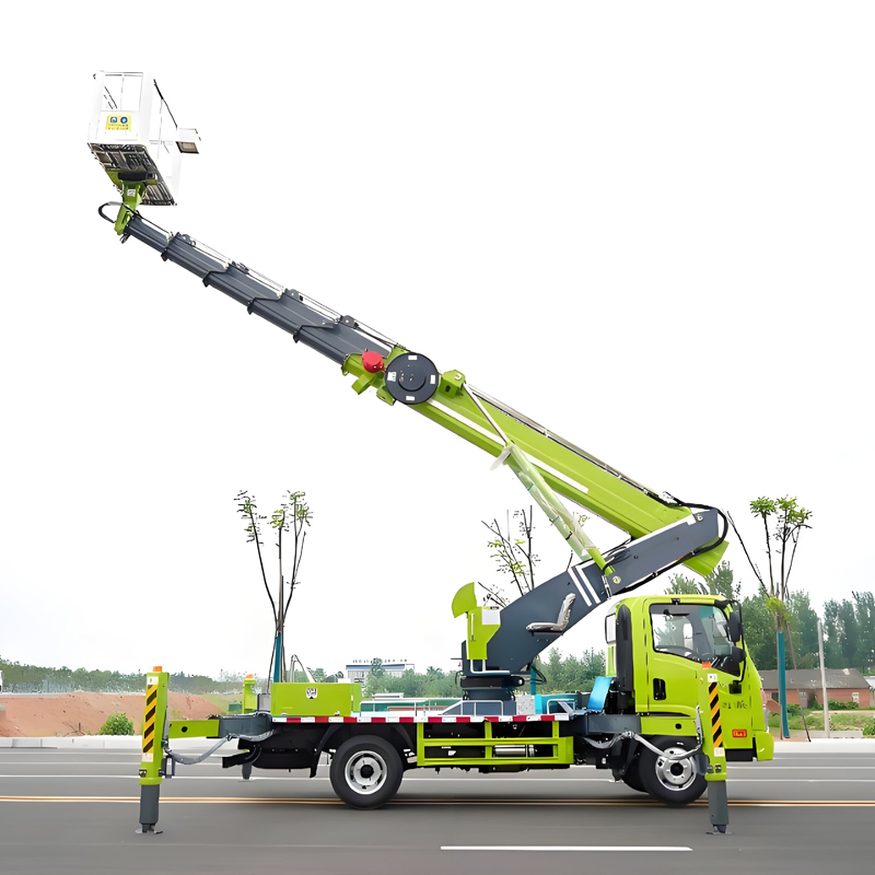 China Eighteen-Side Arms 30m Aerial Working Platform Telescopic Man Lift Gks30