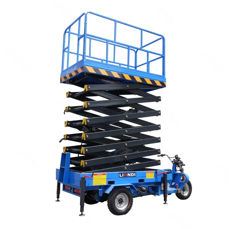 Tricycle Scissor Lifting Platform for Material Handling/Aerial Work