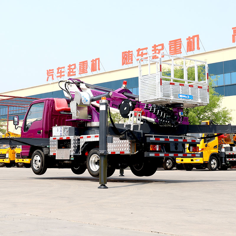 Hydraulic Mobile Boom Lifting Platform, Oil-Electric Dual-Purpose, Manned Lifting Aerial Vehicle, Equipment Manufacturer Price, Can Be Customized According to D