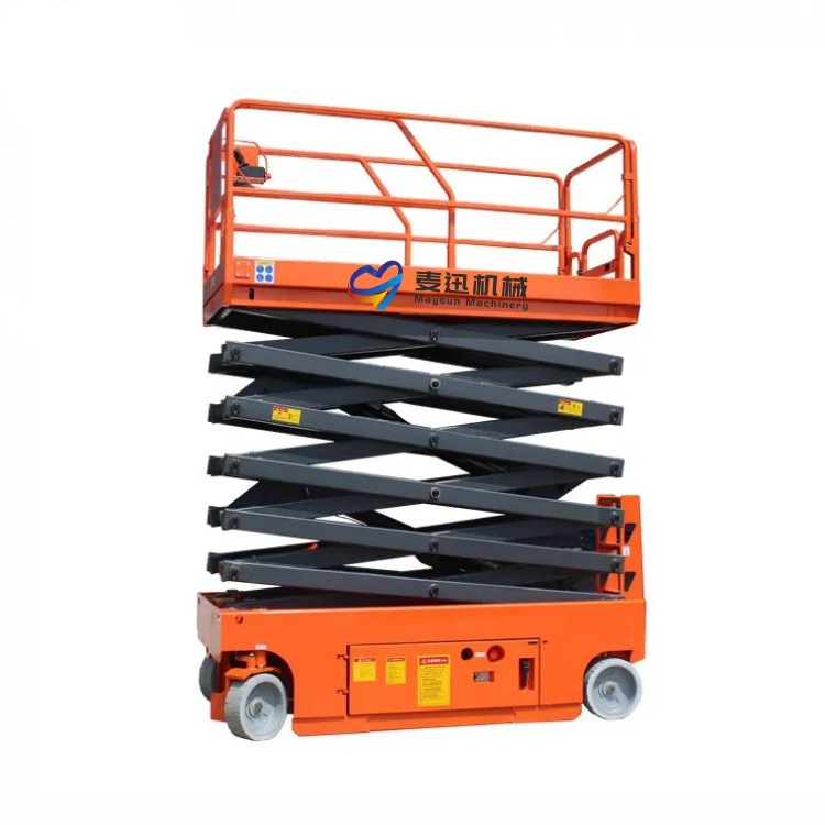 4m Aerial Working Self Propelled Hydraulic Electric Scissor Lifting Platform