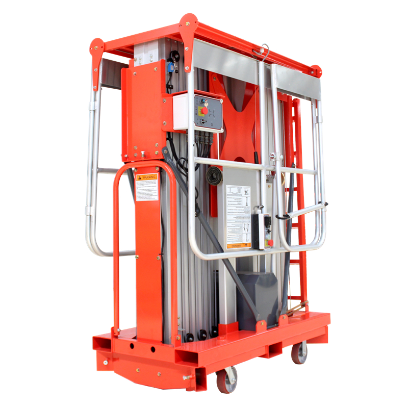 Double Aluminum Mast Lift Aerial Working Platform (MAX HEIGHT: 8M)