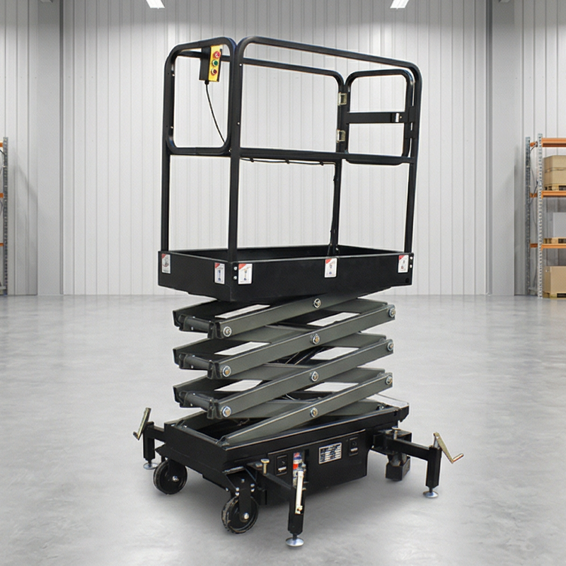 200kg 300kg Semi Electric Mini Scissor Lift Platform for Sale