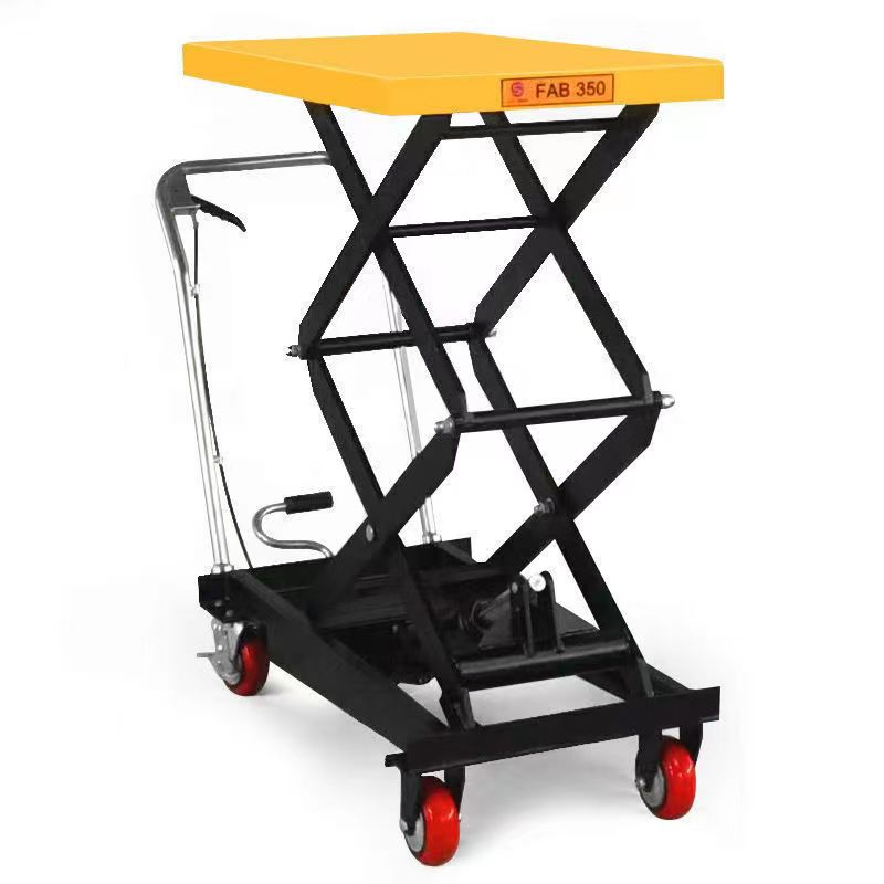Small Scissor Lift Mobile Hydraulic Mini 1000kg Scissor Lift Platform with 1m Lifting Height