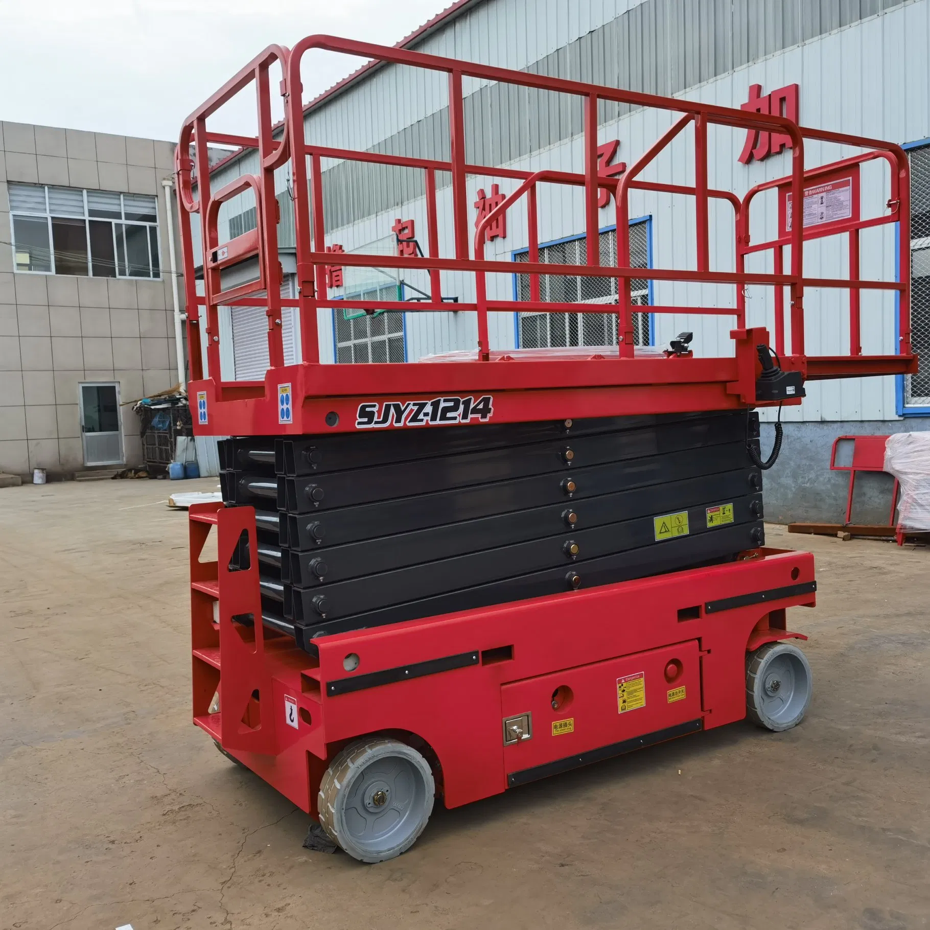 Electric Mobile Scissor Lifting Manlift Mobile Platform for Sale