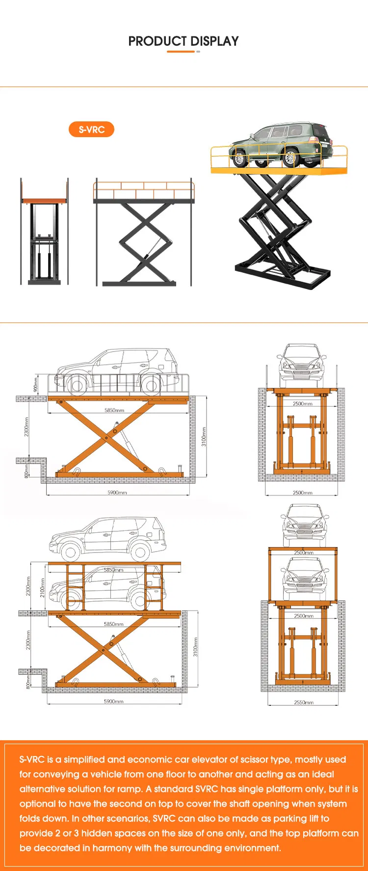 Scissor Elevator Detail 2