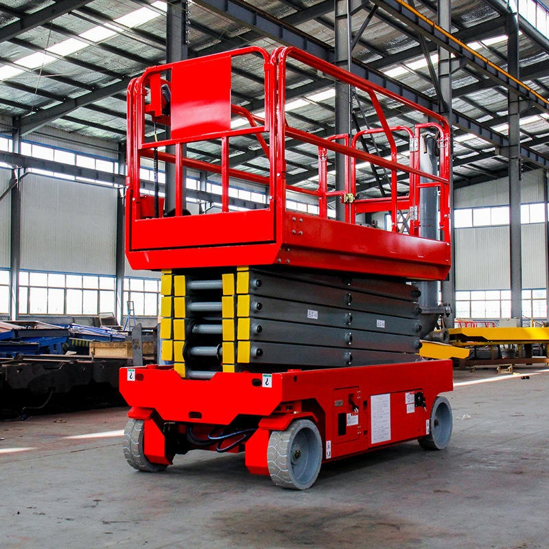 Small Mini Self Propelled Electric Hydraulic Scissors Lift Platform Electric Lift Platform