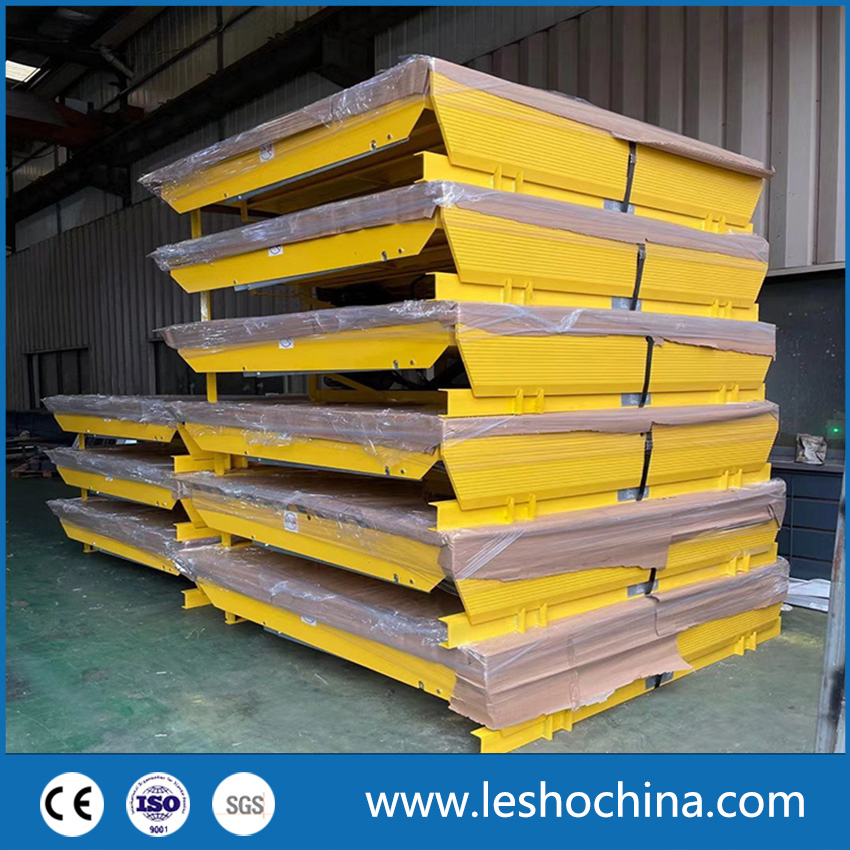 Buy Yard Ramp Dock Leveler 8 Tons Fixed Hydraulic Boarding Bridge with Customized Electric Fixed Dock Leveler
