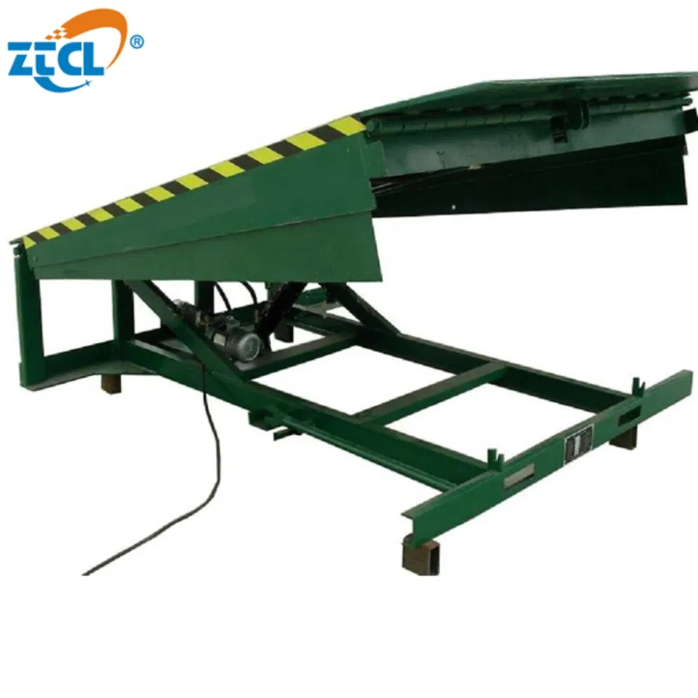 6.8-15 Tons New Steel Truck Forklift Unloading Electric Hydraulic Scissor Dock Leveler Dock Ramp Lifting Table Platform